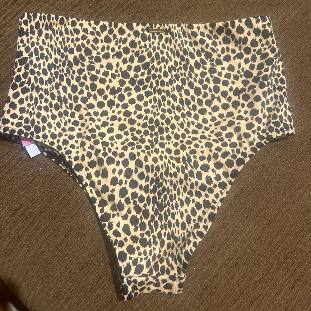 Victoria's Secret Leopard Print Swimsuit Bottom